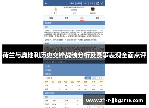 荷兰与奥地利历史交锋战绩分析及赛事表现全面点评